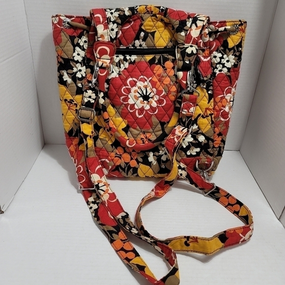 Vera Bradley Bittersweet Convertible Backpack Tote Bag Retired Print main image 7
